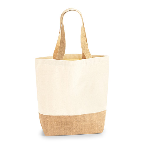 W450 Jute Base Canvas Shopper